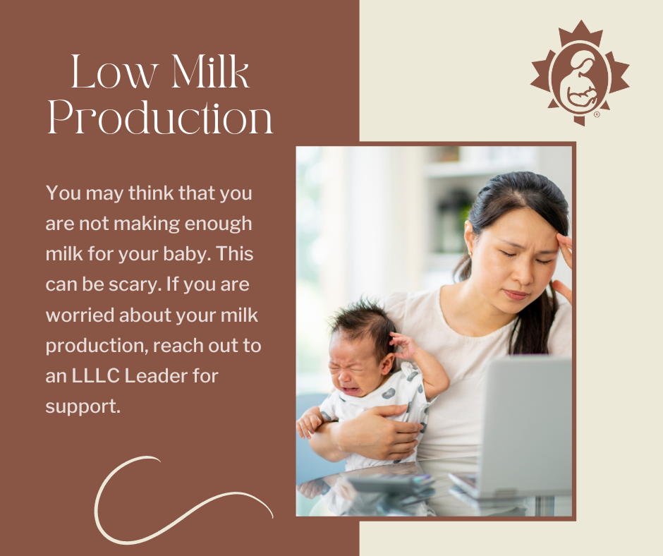 Low Milk Production How To Know And What To Do About It La Leche League Canada 